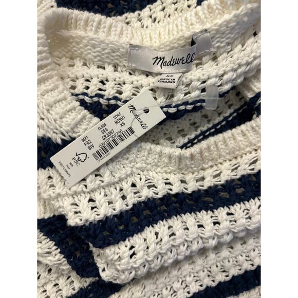 Madewell Crochet-Knit Crewneck Sweater Tank XS - Picture 6 of 6